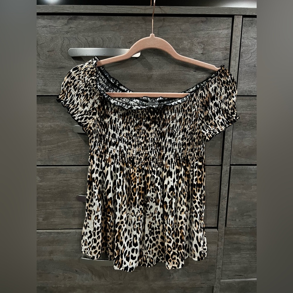 No Boundaries off the shoulder shirt